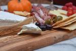 Rustic Olive Wood Charcuterie Board - 16" Long