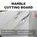 Italian Marble Cutting Board for Wine & Cheese