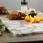 Italian Marble Cutting Board for Wine & Cheese