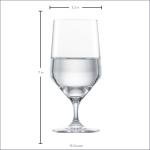 ZWIESEL Glas Pure Water Glasses Set of 6 | Durable Crystal Tumblers & Stylish Drinking Glasses to Match Wine Glass Collection