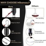 Automatic Electric Wine Aerator and Dispenser, Matte Black