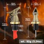 Dragon Head Wine Bottle Pourer and Stopper