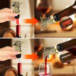 Dragon Head Wine Bottle Pourer and Stopper