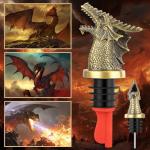 Dragon Head Wine Bottle Pourer and Stopper
