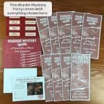 Wine & Murder Mystery Party Game for Fun Nights