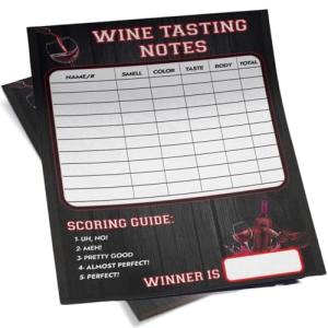 Wine Tasting Scorecard Kit for Fun Nights