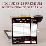 Wine Tasting Scorecard Kit for Fun Nights