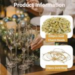 50 Sets of Custom Wine Glass Charms