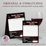 Wine Tasting Scorecard Kit for Fun Nights