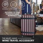VinGardeValise® Travel Wine Suitcase - 12 Bottles