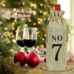 Jute Wine Bags for Blind Tasting - Set of 10