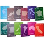 World Wine Maps Boxed Set