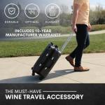 VinGardeValise® Piccolo Travel Wine Suitcase - 5 Bottles