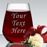 Custom Engraved 15oz Stemless Wine Glass