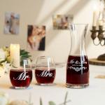 Mr. and Mrs. Wine Glasses Gift Set 2025