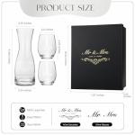 Mr. and Mrs. Wine Glasses Gift Set 2025