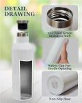Insulated Wine Tumblers and Bottle Gift Set