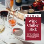 Homeries Marble Wine Chiller Bucket - Gloss White