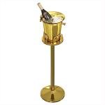 Gold Stainless Steel Ice Bucket with Stand