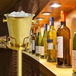 Gold Stainless Steel Ice Bucket with Stand