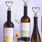 3 Heart Wine Bottle Stoppers for Freshness & Decor