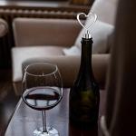 3 Heart Wine Bottle Stoppers for Freshness & Decor