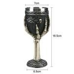 Gothic Skull Wine Goblet - Perfect for Halloween