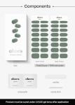 Ohora Green Cream Leaf Gel Nail Strips