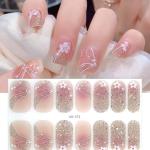 6 Spring Summer Flower Nail Gel Stickers