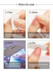 Ohora Green Cream Leaf Gel Nail Strips