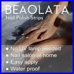 Sweet Pink Nail Polish Strips - 32PCS Set