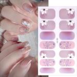 6 Spring Summer Flower Nail Gel Stickers