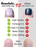 Sweet Pink Nail Polish Strips - 32PCS Set