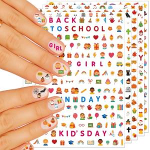 Mini Nail Stickers for Kids - 1600 Holiday Designs