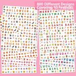 Mini Nail Stickers for Kids - 1600 Holiday Designs