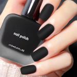 COSMOO Quick Dry Black Matte Nail Polish