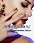 Black Leopard Print Short Press-On Nails Set