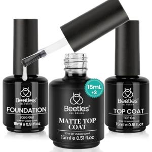 Beetles Matte Gel Top Coat & Base Coat Set