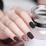 COSMOO Quick Dry Black Matte Nail Polish