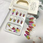 Back to School Matte Almond Press-On Nails 24Pcs