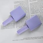 Agidea 6PCS Purple Glass Gel Nail Polish Bottles