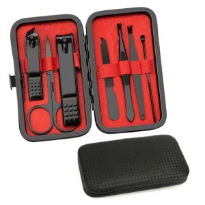 Stainless Steel Nail Clippers Kit with Travel Case
