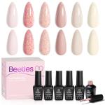 Beetles Glitter Gel Nail Polish Set - 6 Colors