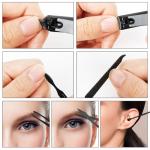 Stainless Steel Nail Clippers Kit with Travel Case