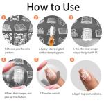 Book Lover Nail Art Stamps - 3 Piece Set