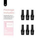 Beetles Glitter Gel Nail Polish Set - 6 Colors