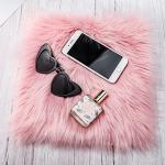 8 Pcs Soft Fluffy Locker Rugs for Girls