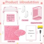 19-Piece Boho Locker Accessories Kit for Girls