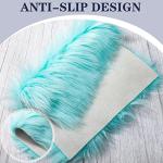 8 Pcs Soft Fluffy Locker Rugs for Girls