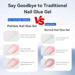 JODSONE 15ml 5-in-1 Nail Glue Gel